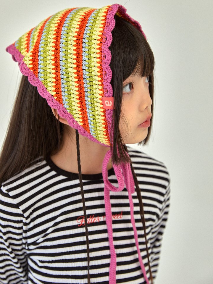 A-Market - Korean Children Fashion - #littlefashionista - Striped Bandana