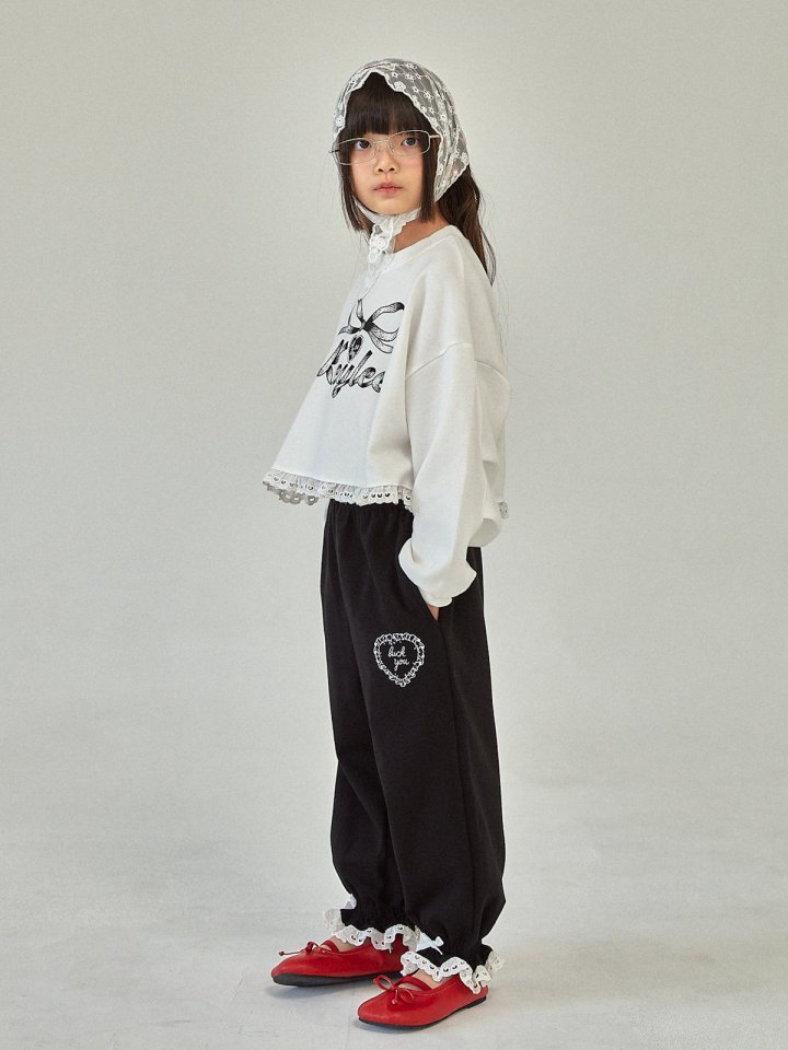 A-Market - Korean Children Fashion - #littlefashionista - Lucky Heart Pants - 10