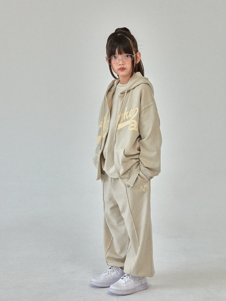 A-Market - Korean Children Fashion - #littlefashionista - Pigment Jogger Pants (with Mom) - 6