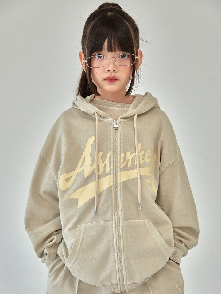 A-Market - Korean Children Fashion - #littlefashionista - Pigment Hooded Jumper (with Mom) - 11
