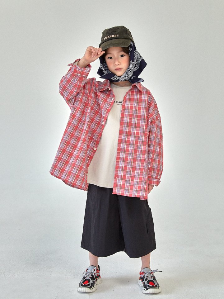 A-Market - Korean Children Fashion - #minifashionista - Pop Check Shirt - 8