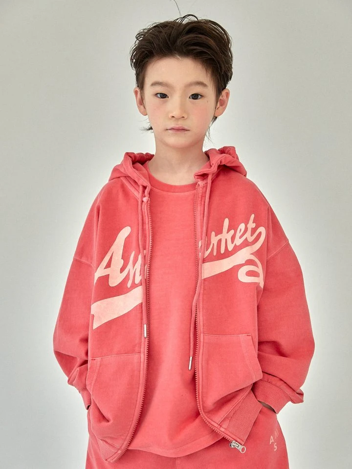 A-Market - Korean Children Fashion - #minifashionista - Pigment Hooded Jumper - 5