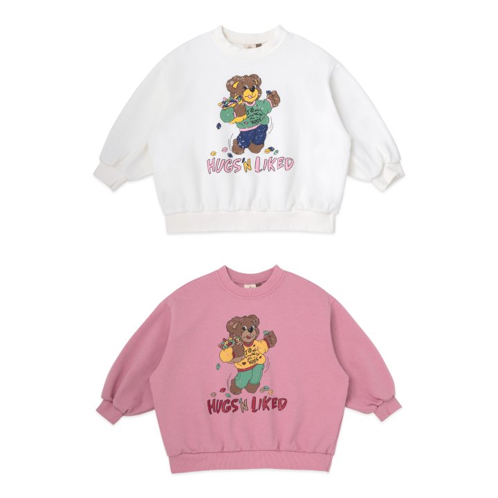 A-Market - Korean Children Fashion - #minifashionista - Hug Bear Sweatshirts