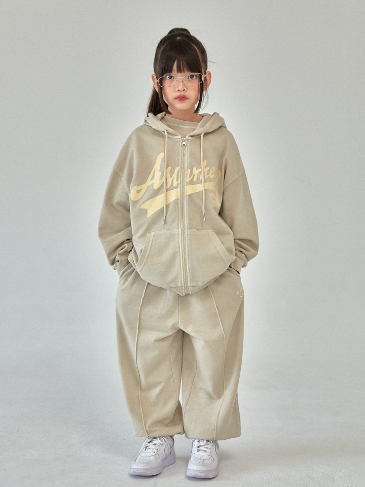 A-Market - Korean Children Fashion - #minifashionista - Pigment Jogger Pants (with Mom) - 8