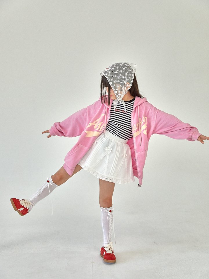 A-Market - Korean Children Fashion - #prettylittlegirls - Pin-tuck Ribbon Skirt - 11