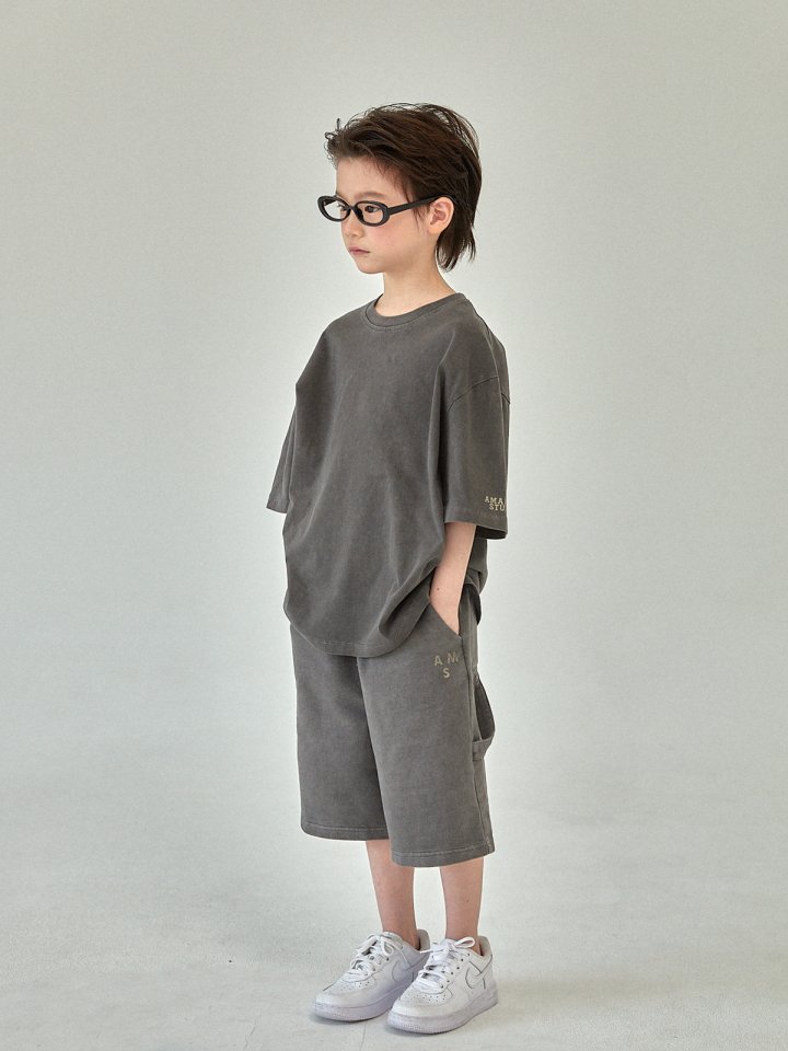 A-Market - Korean Children Fashion - #prettylittlegirls - Pigment Short Sleeve Tee (with Mom) - 3