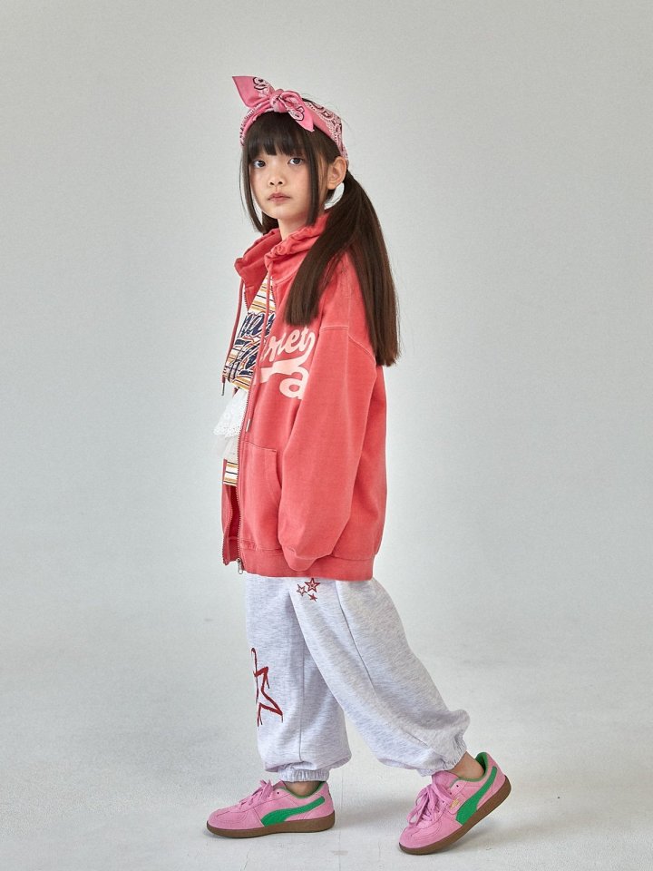 A-Market - Korean Children Fashion - #prettylittlegirls - Star 84 Jogger Pants - 9