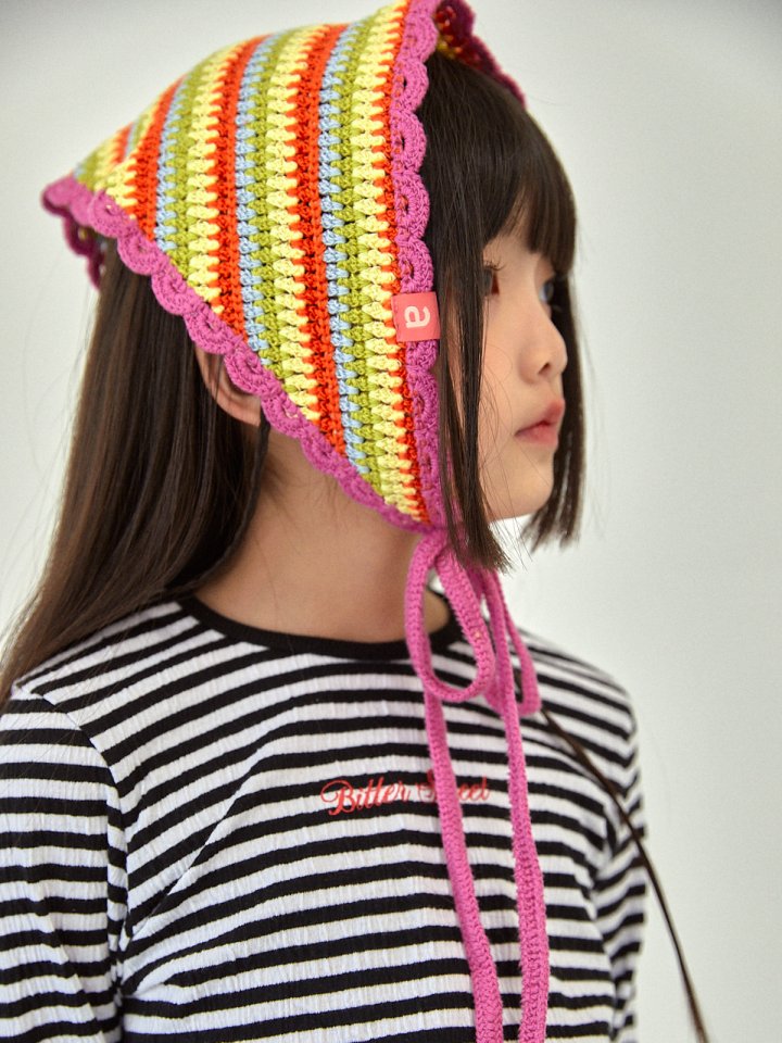 A-Market - Korean Children Fashion - #stylishchildhood - Striped Bandana - 7