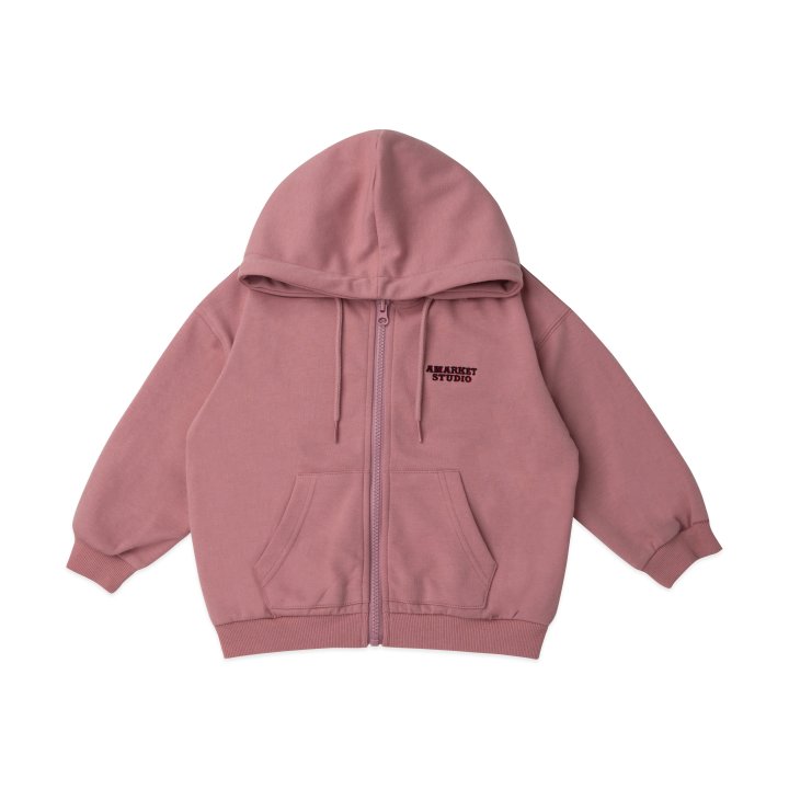 A-Market - Korean Children Fashion - #stylishchildhood - Classic Hooded Zip-up (with Mom) - 3