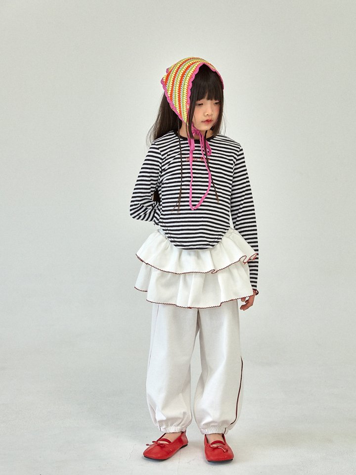 A-Market - Korean Children Fashion - #todddlerfashion - Striped Bandana - 5