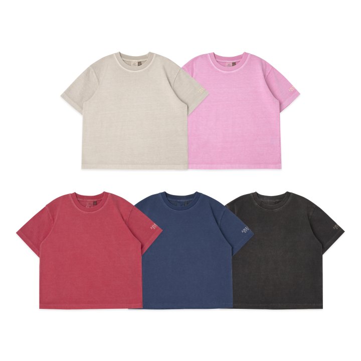 A-Market - Korean Children Fashion - #todddlerfashion - Pigment Short Sleeve Tee