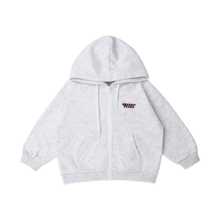 A-Market - Korean Children Fashion - #toddlerclothing - Classic Hooded Zip-up (with Mom) - 2