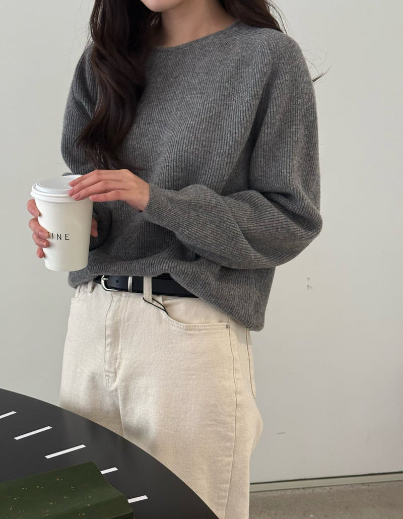 Amygrace - Korean Women Fashion - #momslook - Sadler Button Knit - 12