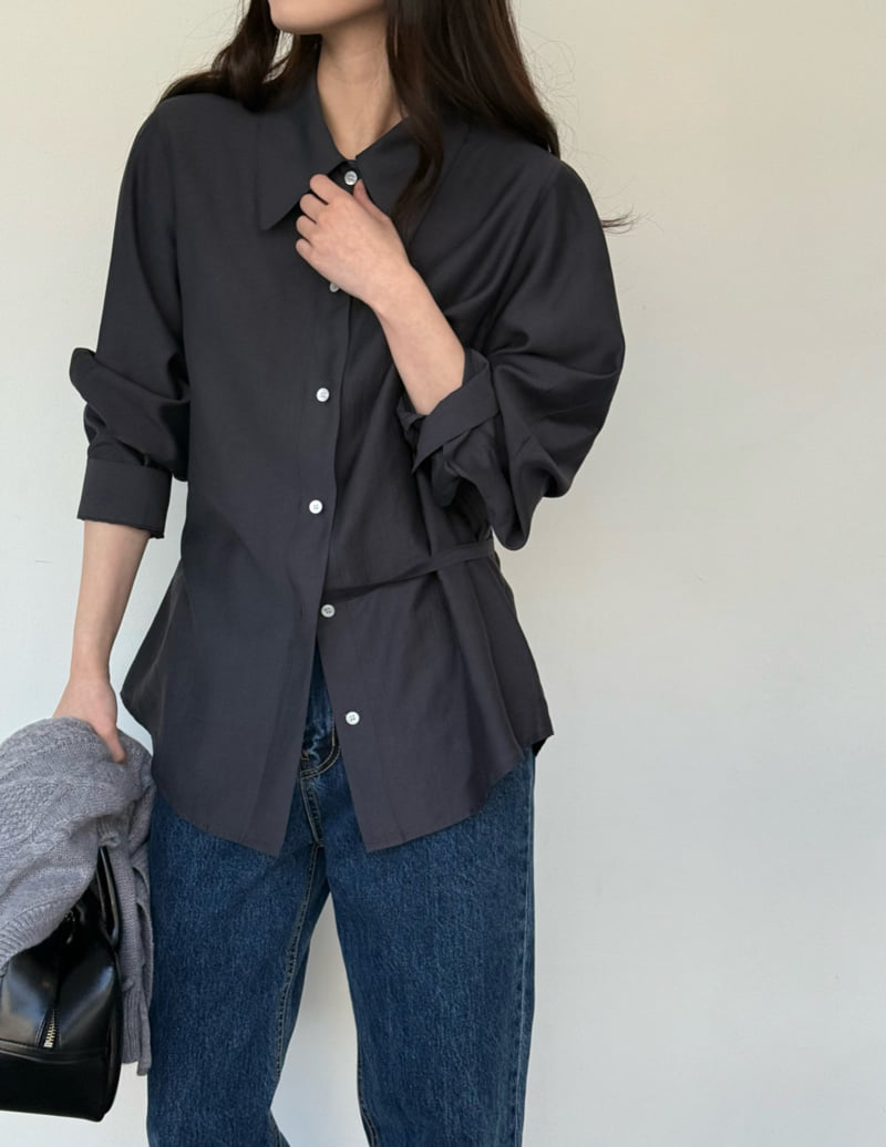 Amygrace - Korean Women Fashion - #momslook - Jenny Wrap Blouse - 6