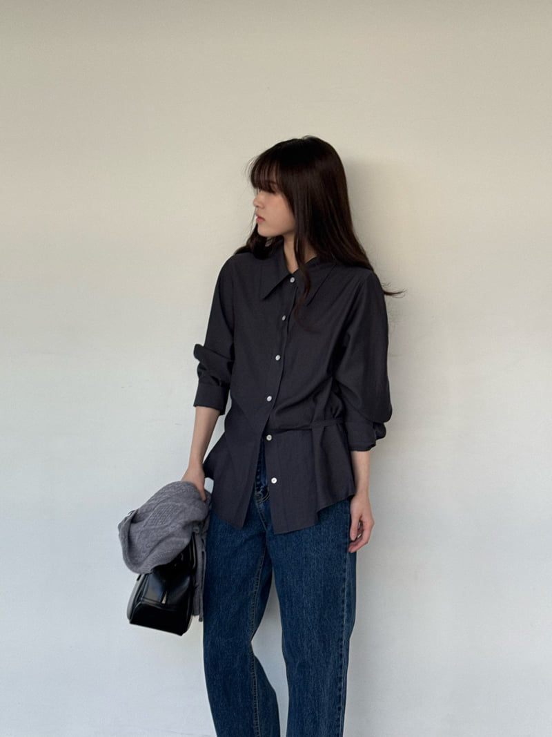 Amygrace - Korean Women Fashion - #momslook - Jenny Wrap Blouse - 8