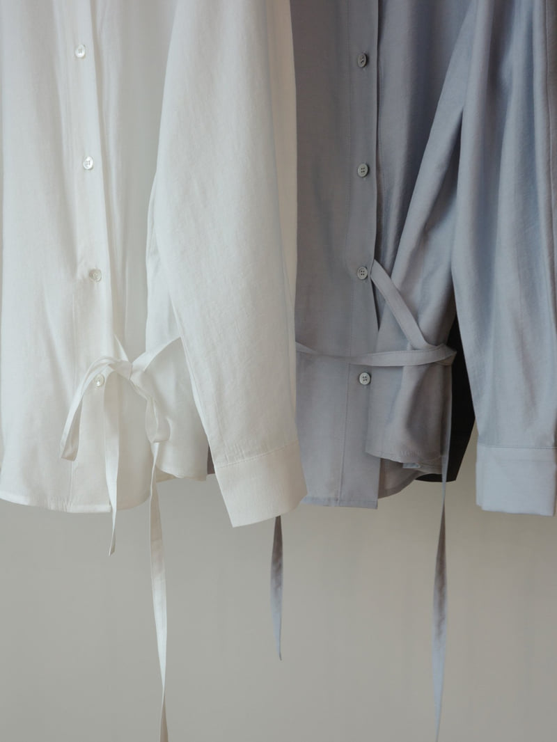 Amygrace - Korean Women Fashion - #thelittlethings - Jenny Wrap Blouse - 3