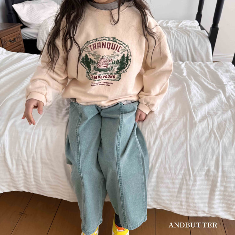 Andbutter - Korean Children Fashion - #Kfashion4kids - Pigment Slit Pants - 3