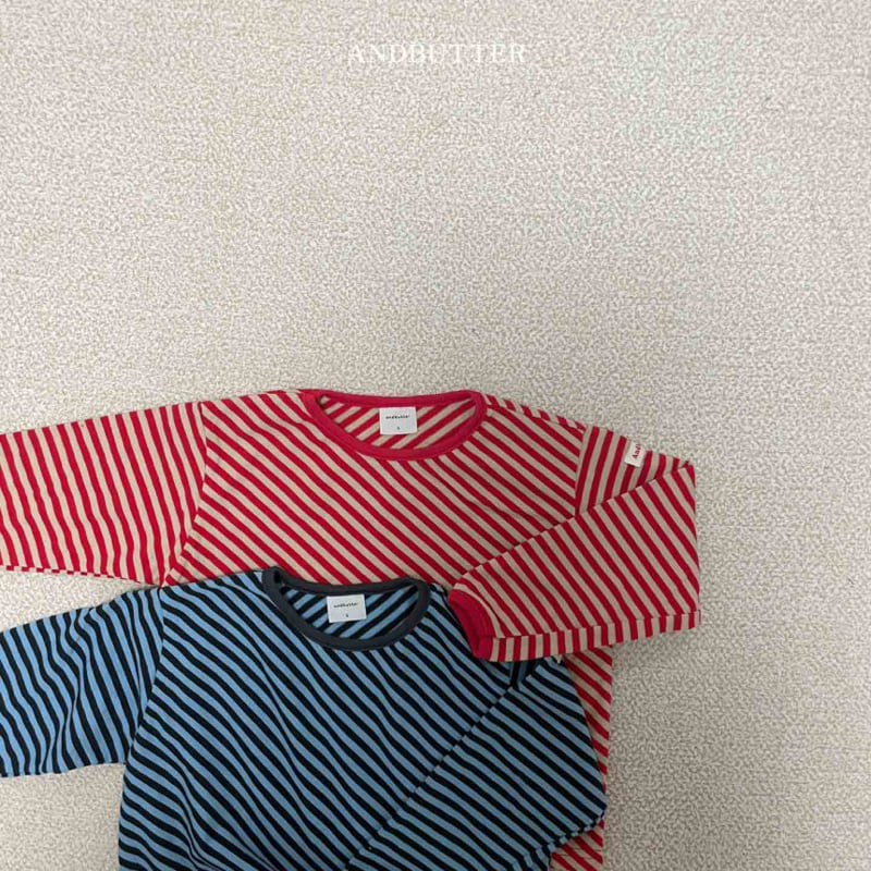 Andbutter - Korean Children Fashion - #Kfashion4kids - Line Raglan Tee - 10