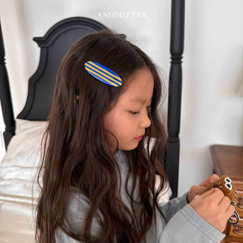 Andbutter - Korean Children Fashion - #Kfashion4kids - Stripe Board Pin - 5
