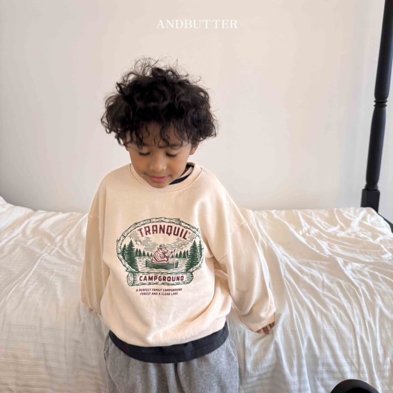 Andbutter - Korean Children Fashion - #kidzfashiontrend - Camp Sweatshirts - 4