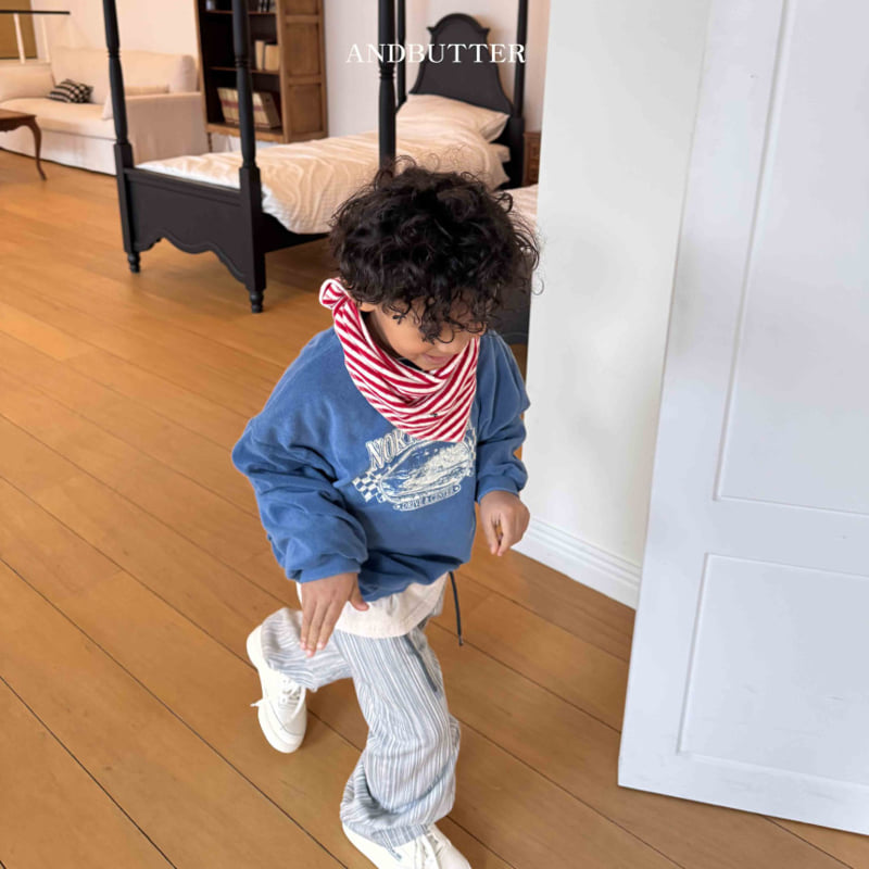 Andbutter - Korean Children Fashion - #childofig - String Denim Pants - 8
