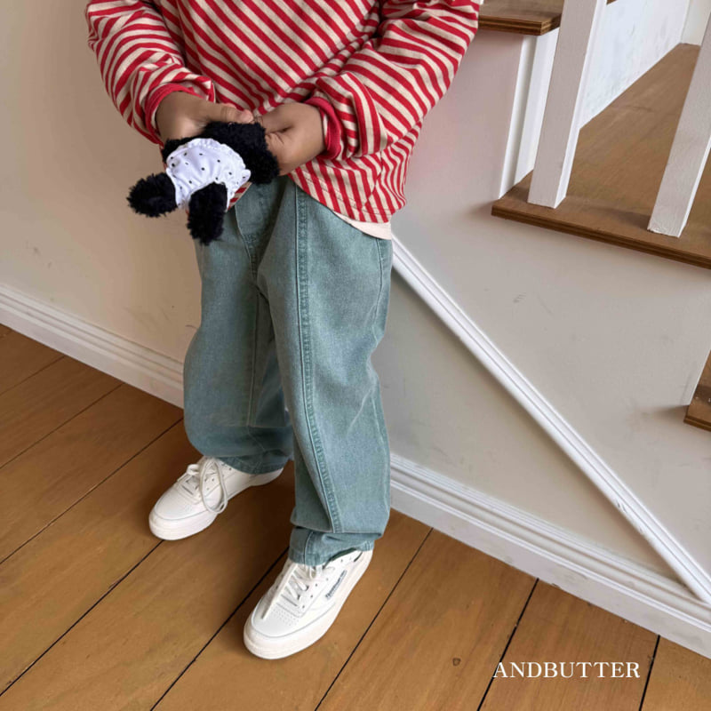 Andbutter - Korean Children Fashion - #childofig - Pigment Slit Pants - 9