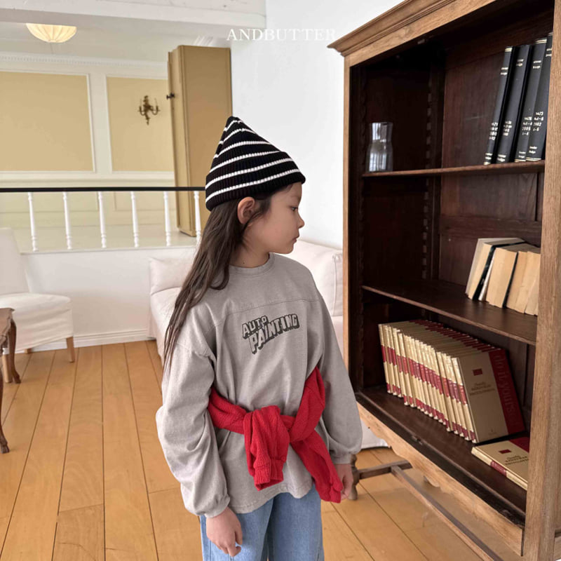 Andbutter - Korean Children Fashion - #childofig - Painting Tee - 5