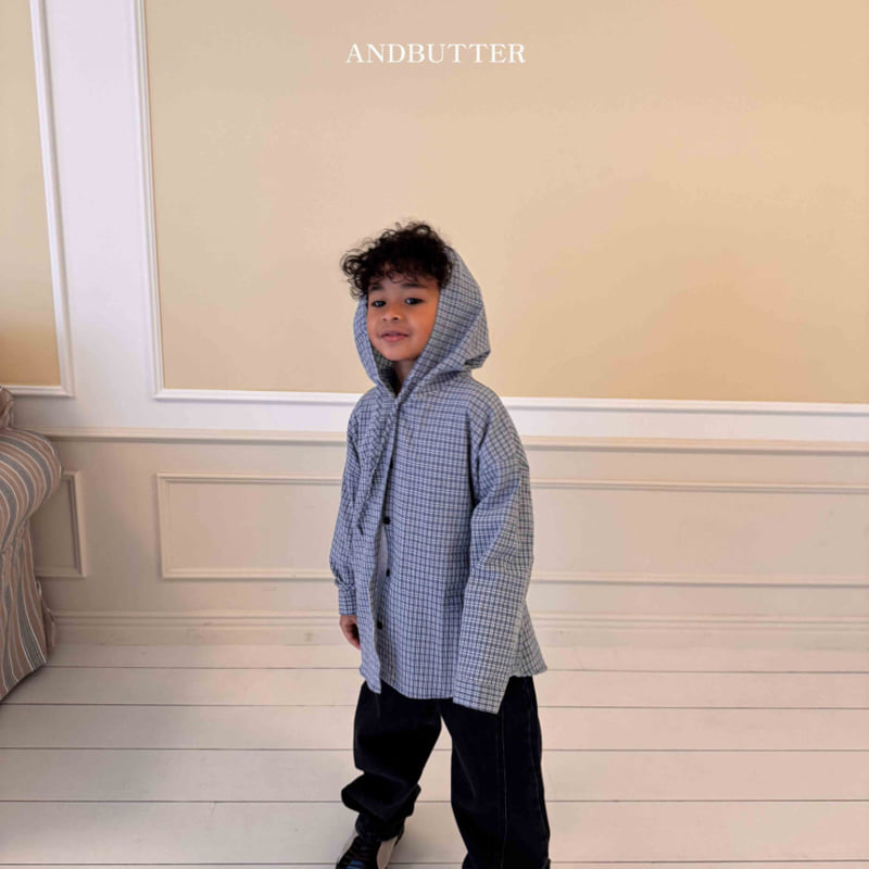 Andbutter - Korean Children Fashion - #childrensboutique - Curve Denim Pants - 7