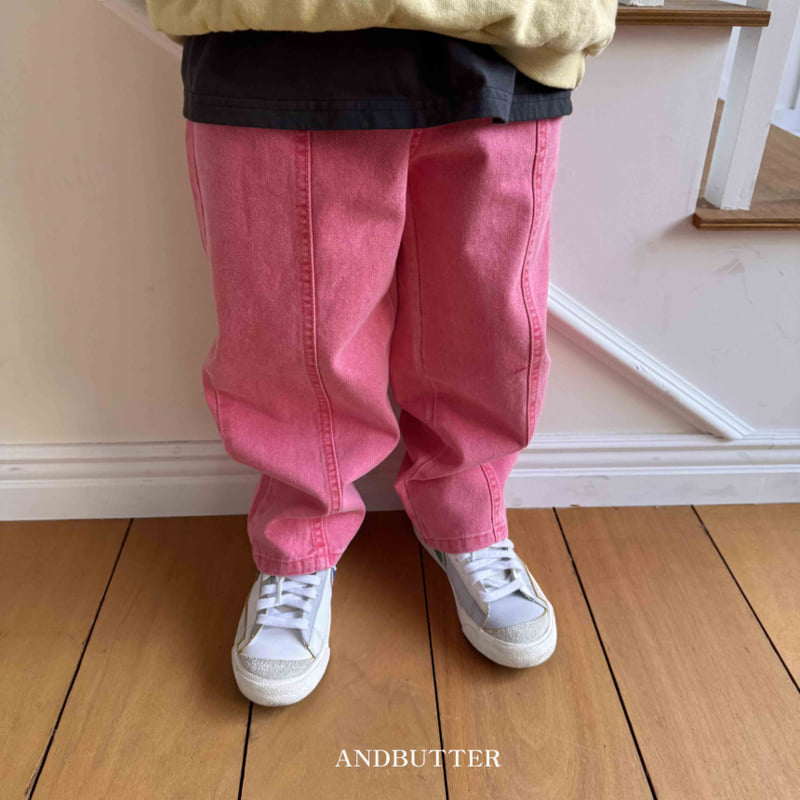 Andbutter - Korean Children Fashion - #childrensboutique - Pigment Slit Pants - 10