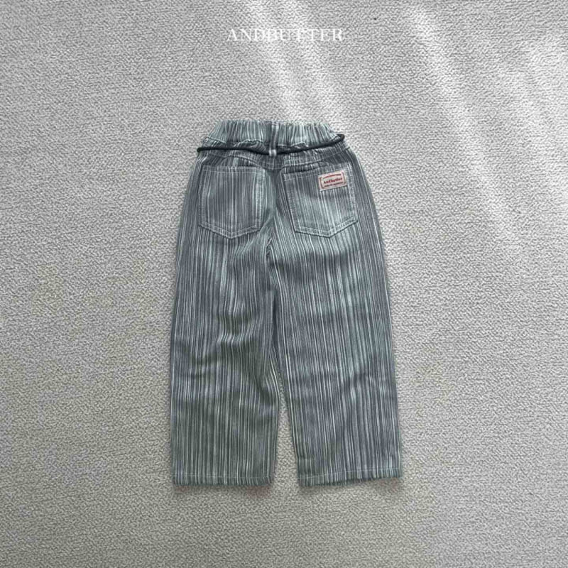 Andbutter - Korean Children Fashion - #designkidswear - String Denim Pants - 10