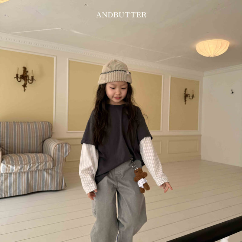Andbutter - Korean Children Fashion - #designkidswear - Side Pocket Pants - 2