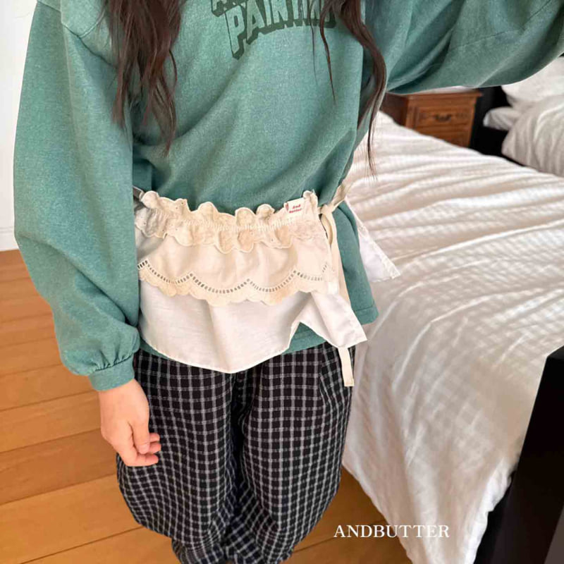 Andbutter - Korean Children Fashion - #designkidswear - Cotton Lace Belt - 8