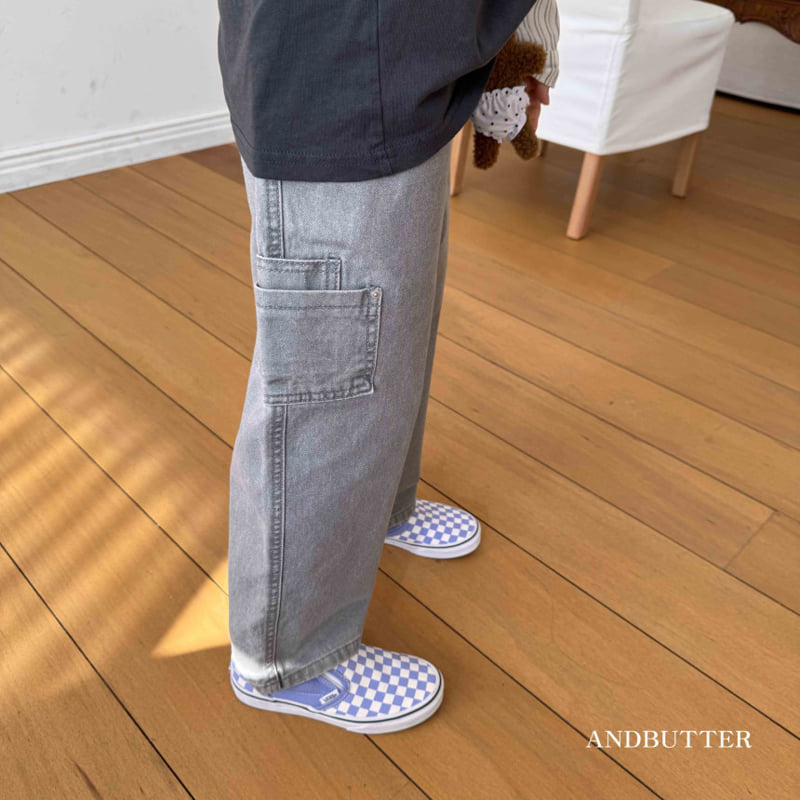 Andbutter - Korean Children Fashion - #discoveringself - Side Pocket Pants - 3