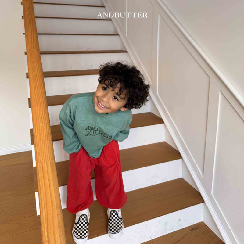 Andbutter - Korean Children Fashion - #discoveringself - Painting Tee - 8