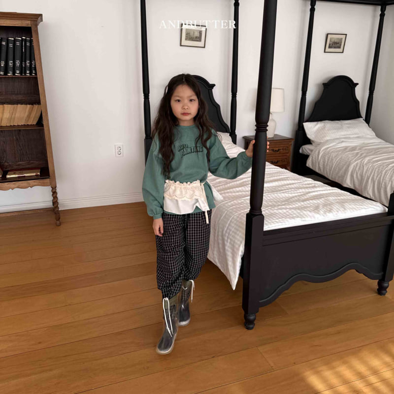 Andbutter - Korean Children Fashion - #fashionkids - Dart Jogger Pants - 7