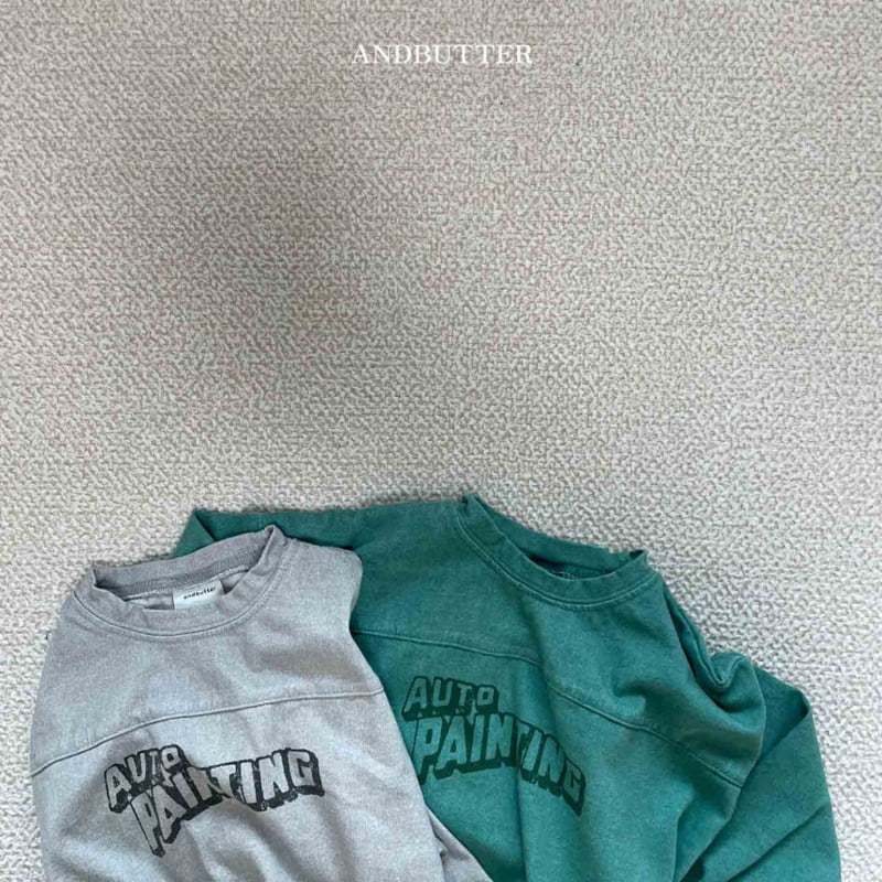 Andbutter - Korean Children Fashion - #kidsshorts - Painting Tee - 10