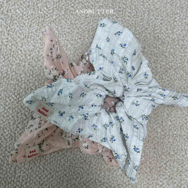 Andbutter - Korean Children Fashion - #kidsstore - Flower Square Chouchou - 5