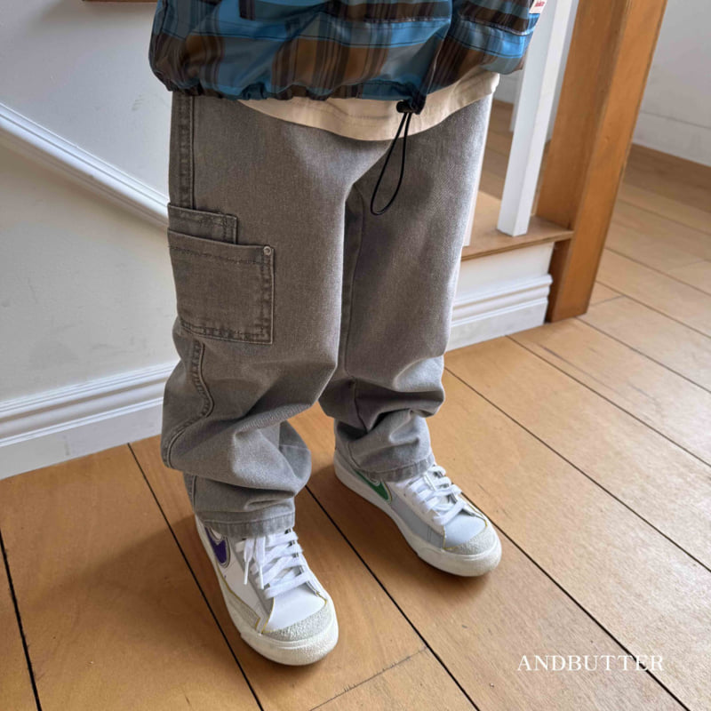Andbutter - Korean Children Fashion - #kidzfashiontrend - Side Pocket Pants - 7