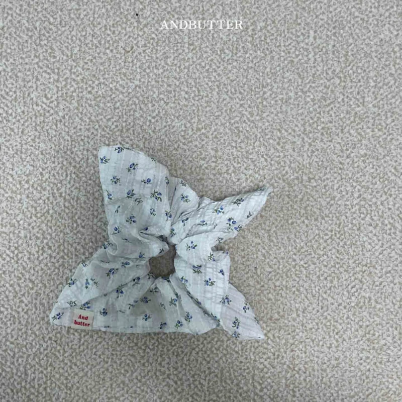 Andbutter - Korean Children Fashion - #kidzfashiontrend - Flower Square Chouchou - 6