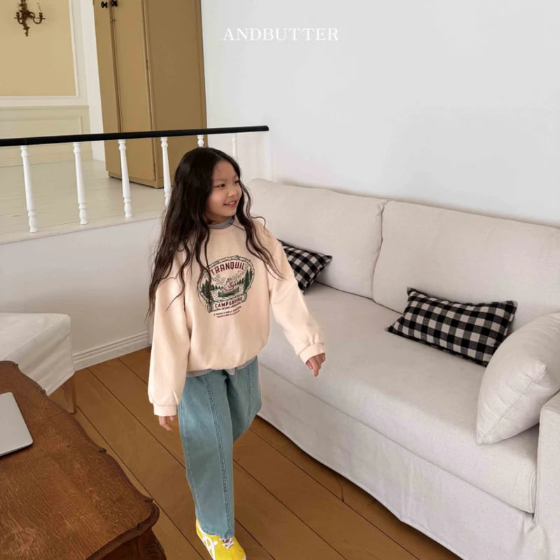 Andbutter - Korean Children Fashion - #kidzfashiontrend - Pigment Slit Pants - 2