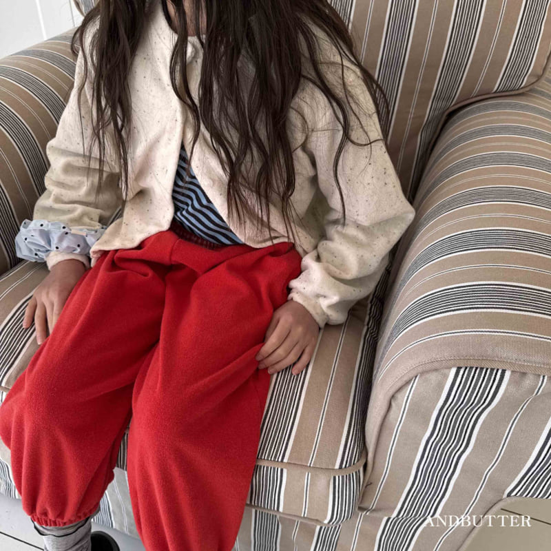 Andbutter - Korean Children Fashion - #kidzfashiontrend - Check Terry Jogger - 7