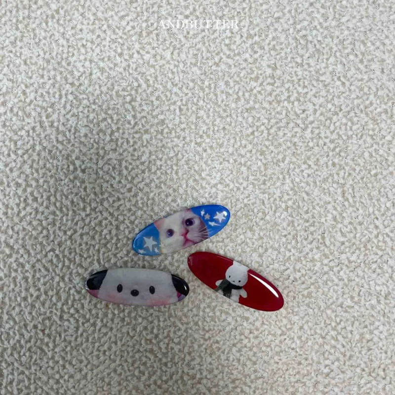 Andbutter - Korean Children Fashion - #kidzfashiontrend - Doggy Board Pin - 5