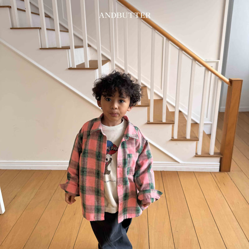Andbutter - Korean Children Fashion - #littlefashionista - Vintage Pocket Shirt - 2