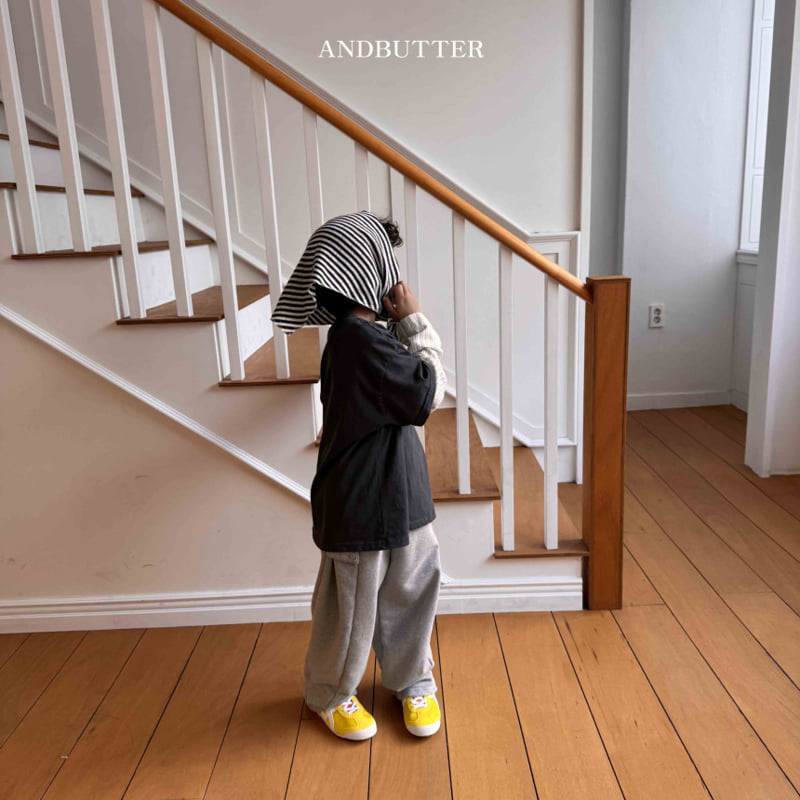 Andbutter - Korean Children Fashion - #littlefashionista - Button Wide Pants - 5