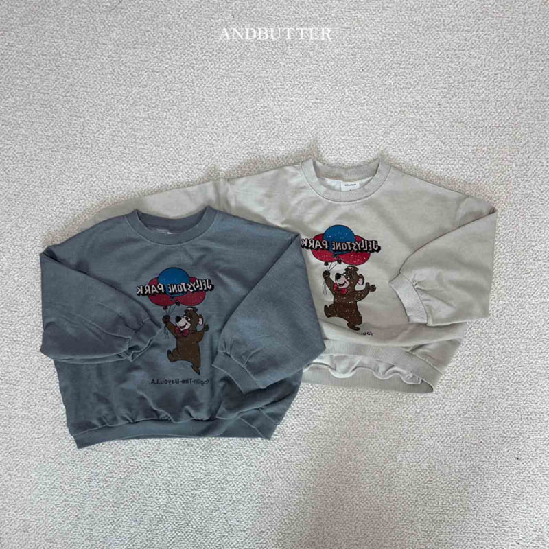 Andbutter - Korean Children Fashion - #littlefashionista - Bear Sweatshirts