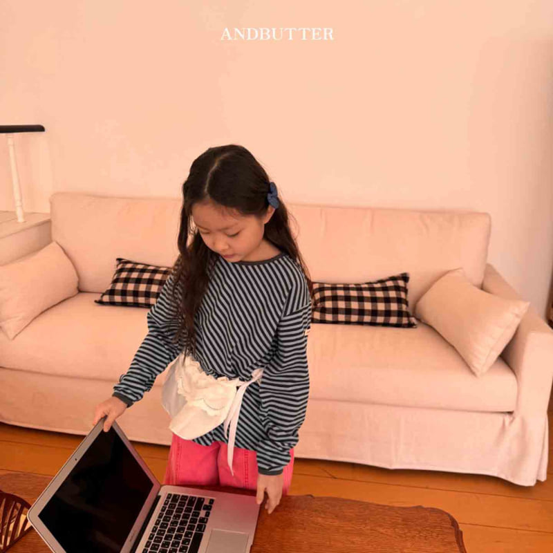 Andbutter - Korean Children Fashion - #littlefashionista - Denim Ribbon Pin - 9