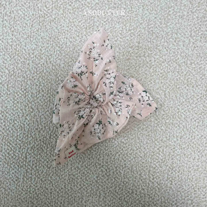 Andbutter - Korean Children Fashion - #magicofchildhood - Flower Square Chouchou - 9