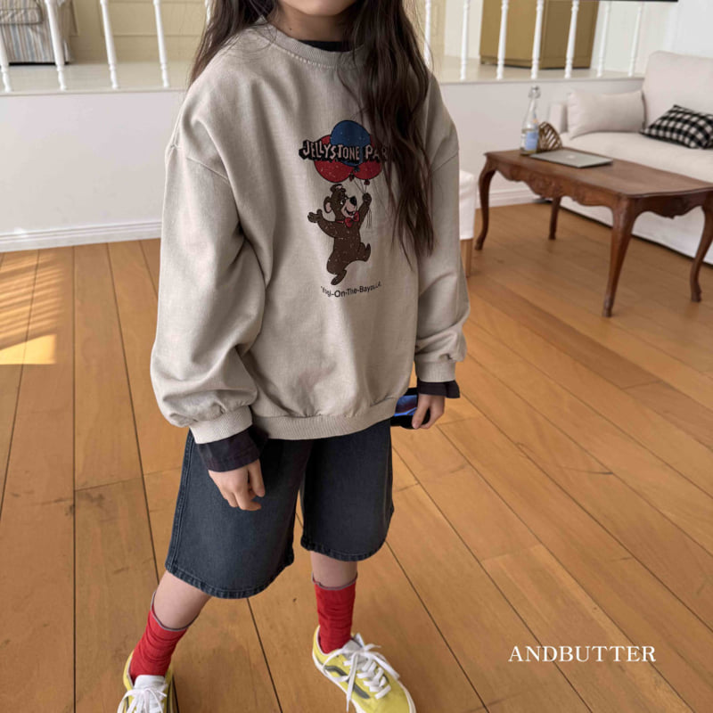 Andbutter - Korean Children Fashion - #magicofchildhood - Bear Sweatshirts - 2