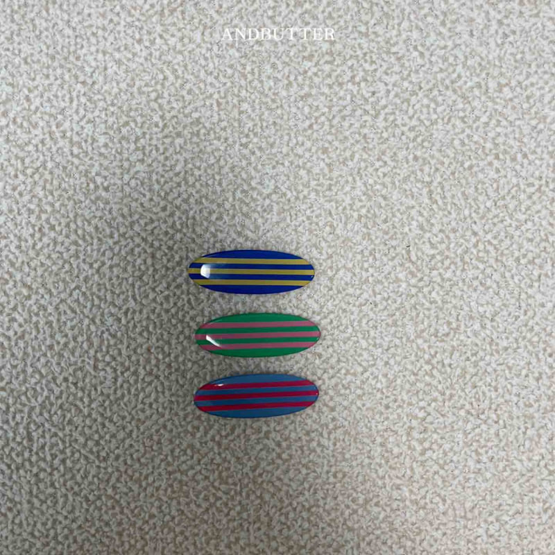 Andbutter - Korean Children Fashion - #magicofchildhood - Stripe Board Pin - 7