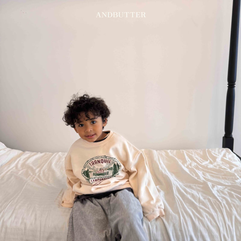 Andbutter - Korean Children Fashion - #magicofchildhood - Camp Sweatshirts - 6